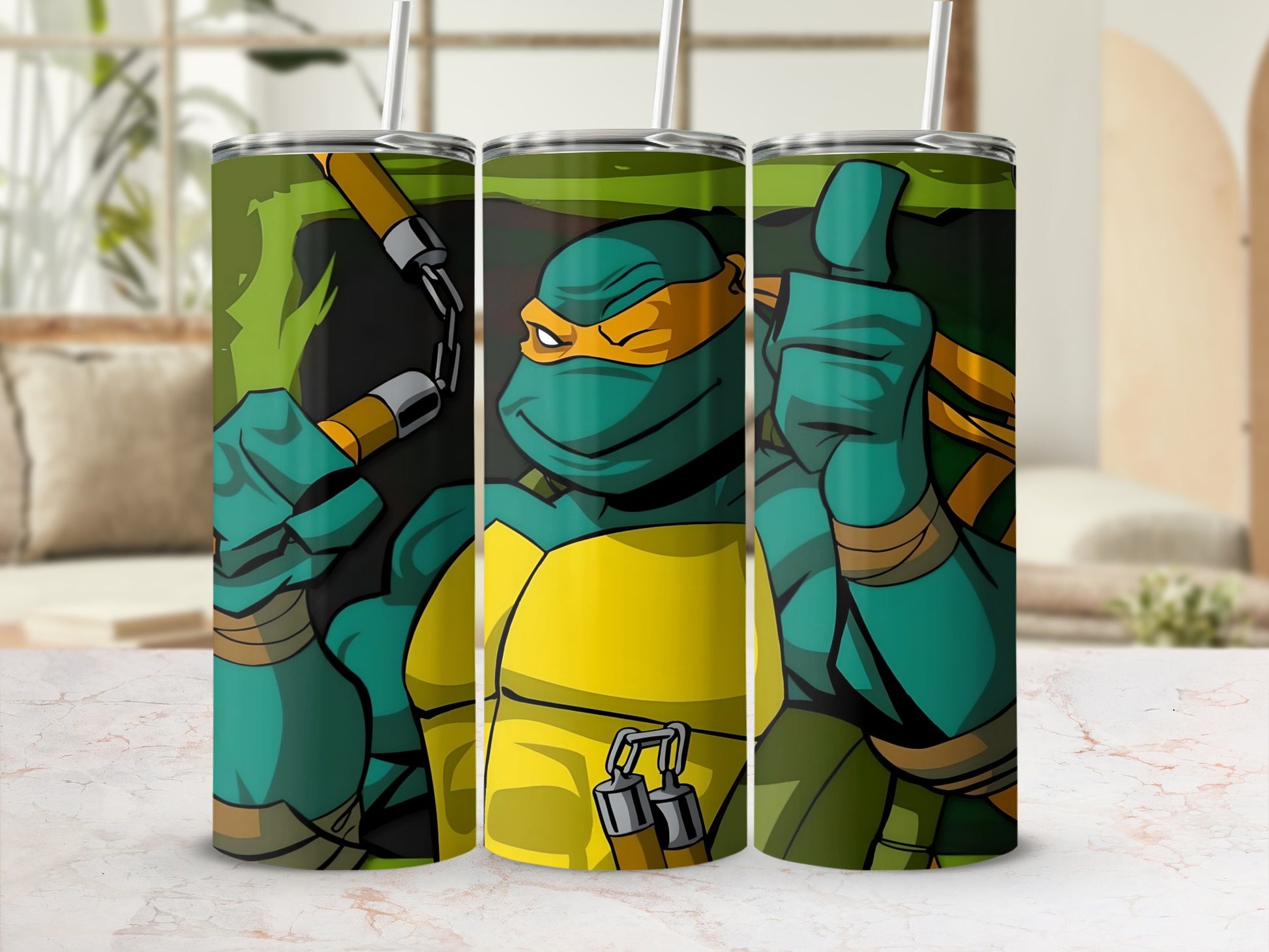 Ninja Turtle Character Insulated Tumbler Cup
