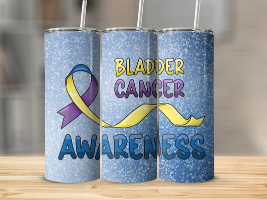 Bladder Cancer Awareness Ribbon Design Tumbler