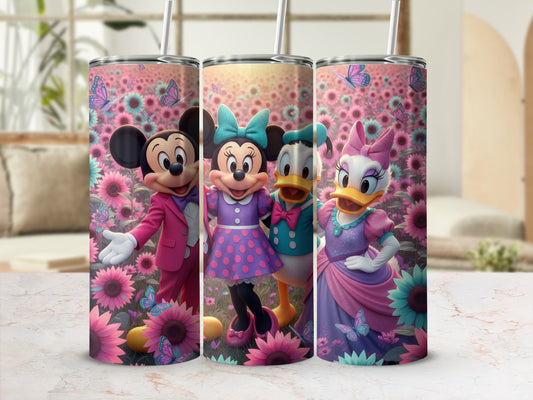 Colorful Disney Character Design Drink Tumbler Product