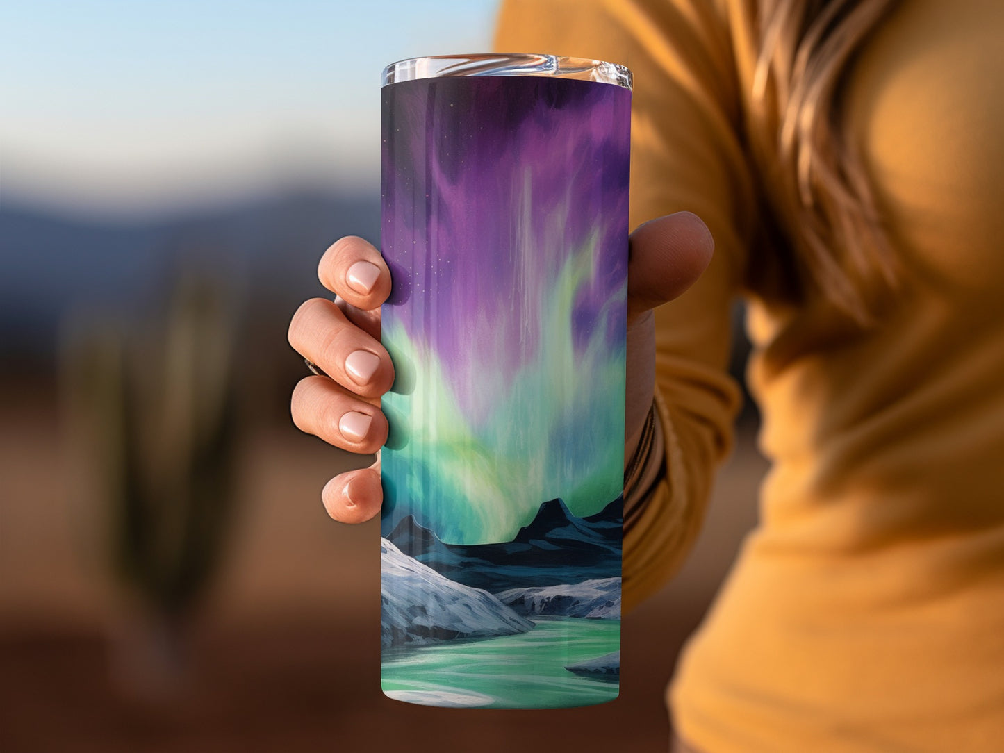 Northern Lights Scenic Design Insulated Tumbler