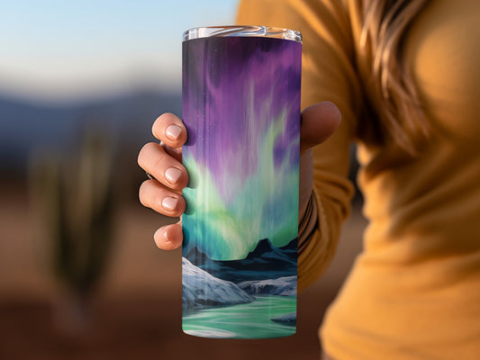 Northern Lights Scenic Design Insulated Tumbler