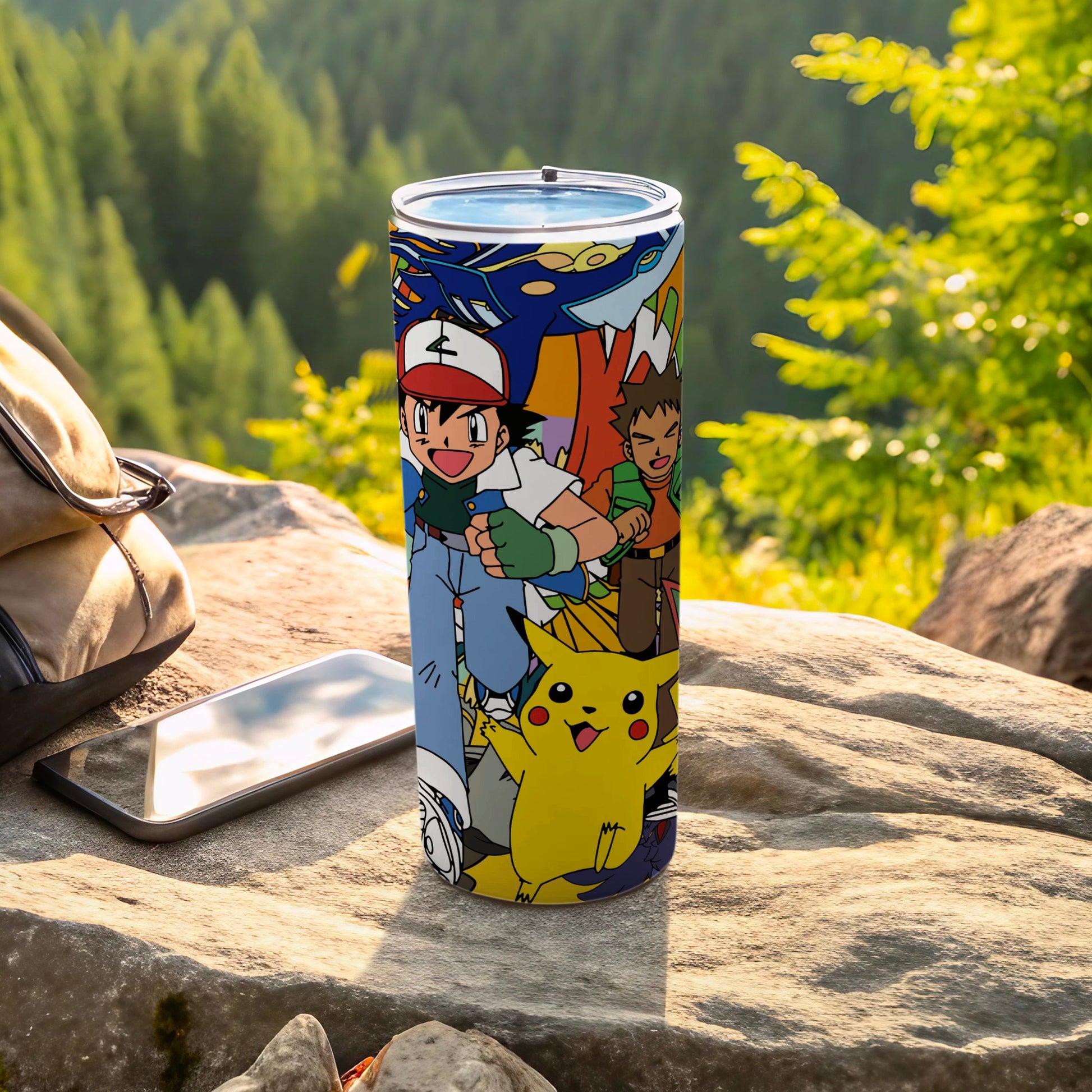 Cartoon Characters Outdoor Adventure Tumbler