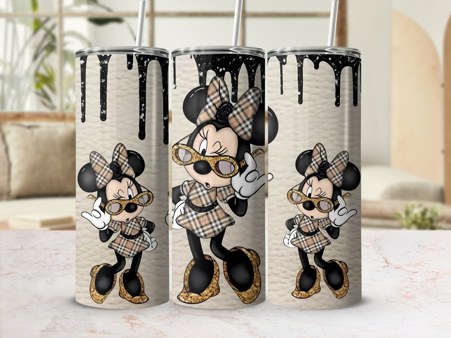 Stylish Minnie Mouse Inspired Tumbler Cup for All Ages