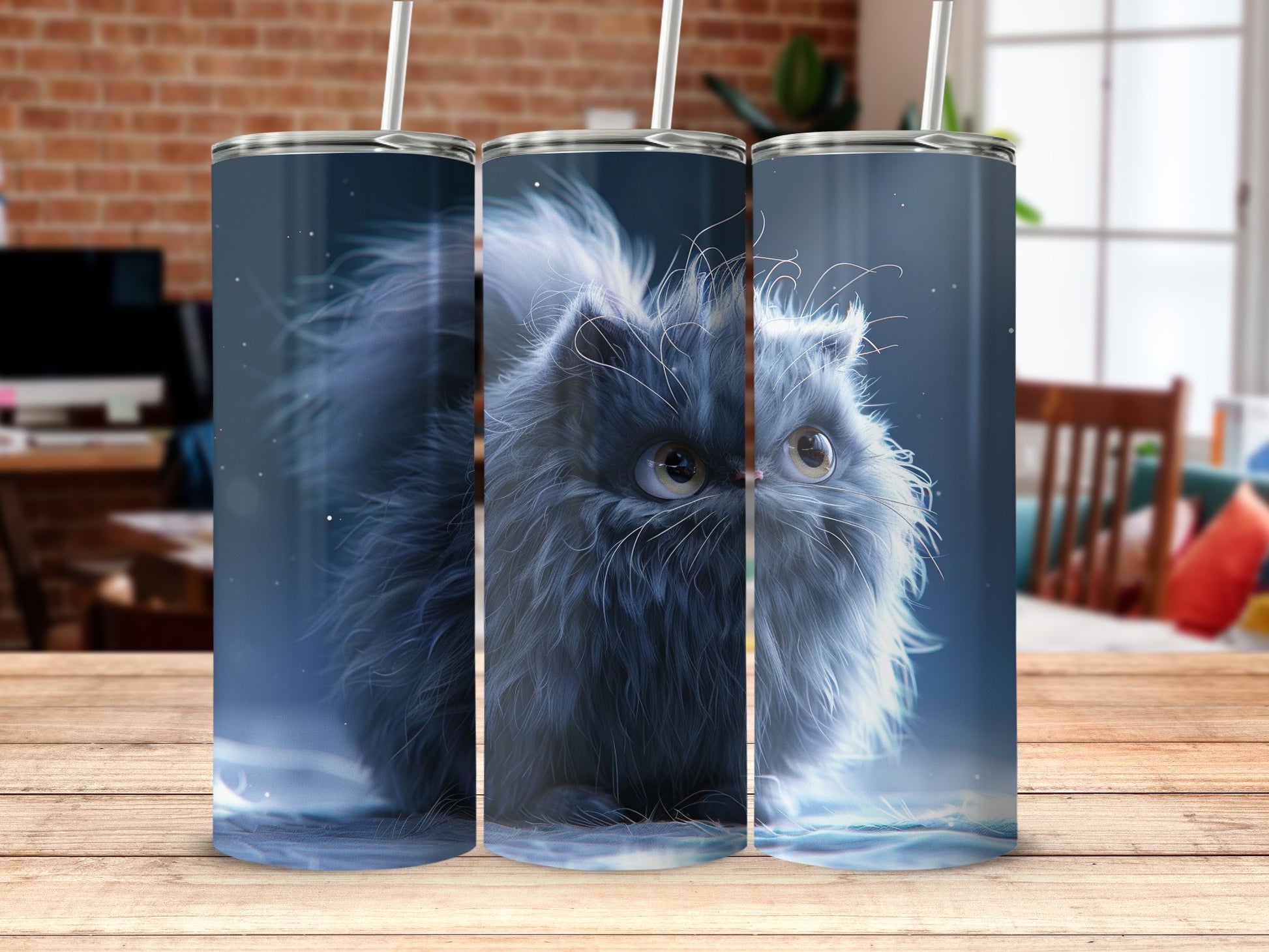 Enchanting Fluffy Cat Starlight Design Tumbler
Fluffy Cat, Mystical Feline, Magical Creature, Adorable Cat, Blue Gray Cat, Big Eyed Cat, Starry Background, Fantasy Animal, Cat Art Print, Pet Design, Unique Cat Gift, Drink Enthusiast, Stainless Tumbler, Insulated Bottle, Coffee Travel Mug, Animal Themed, Cute Pet Lover, Enchanting Critter, Starlight Pattern, Whimsical Cat