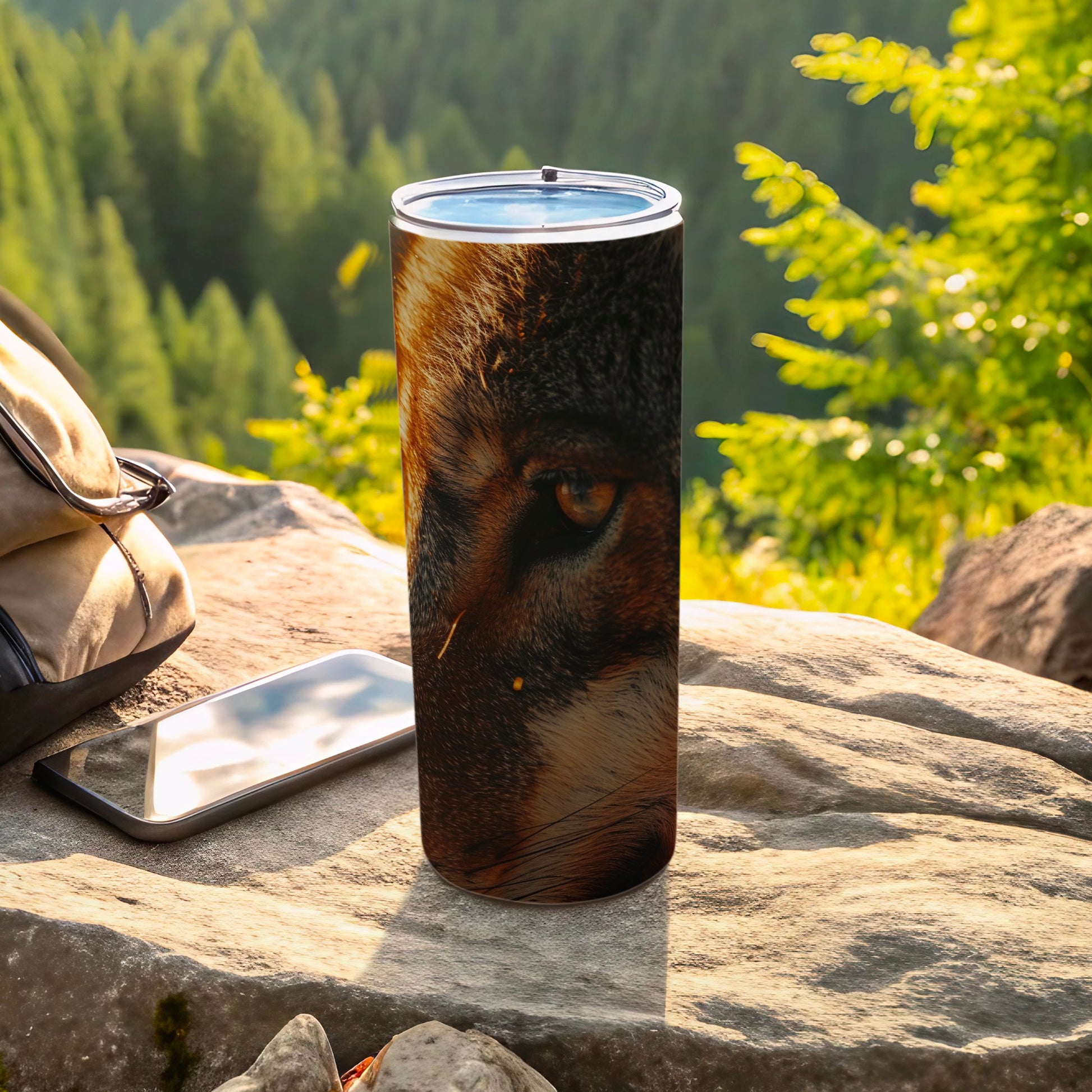 Wildlife Wolf Gaze Outdoor Drinkware Tumbler Product Type