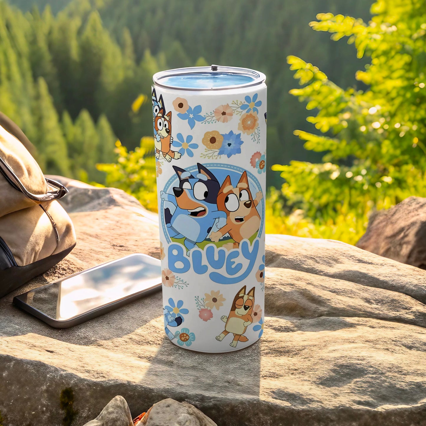 Bluey Outdoor Adventure Tumbler for Kids and Adults