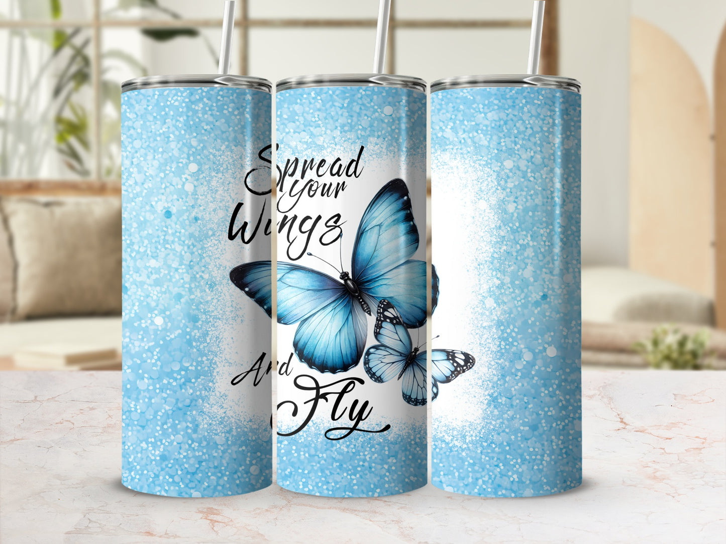 Spread Your Wings And Fly Butterfly Tumbler