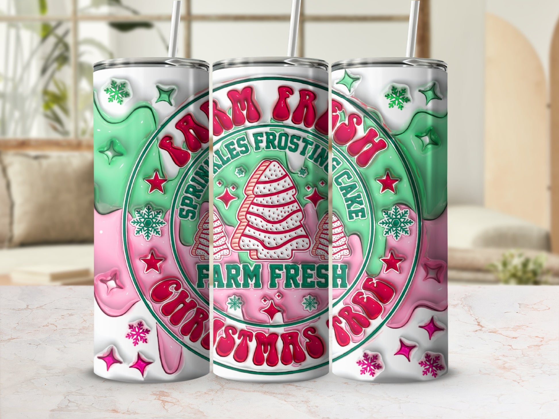 Farm Fresh Christmas Cake Sprinkles Frosting product