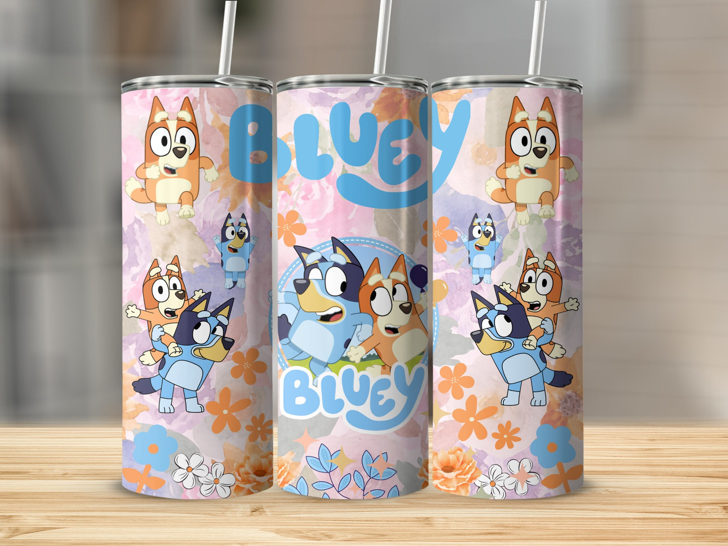 Bluey and Friends Cartoon Character Design Tumbler