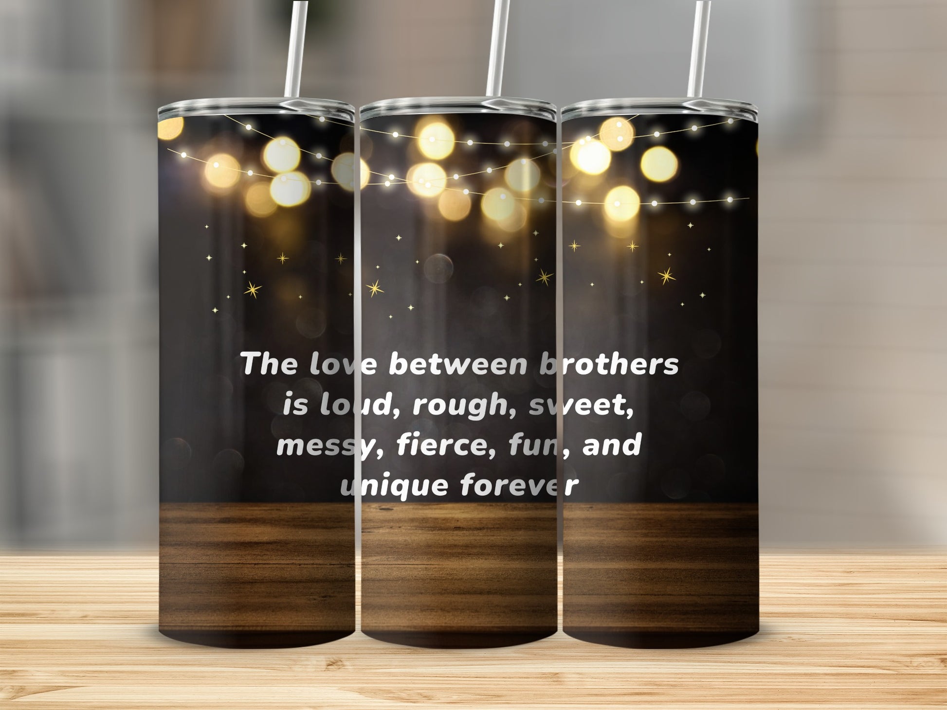 The Love Between Brothers Forever Quote Design Tumbler