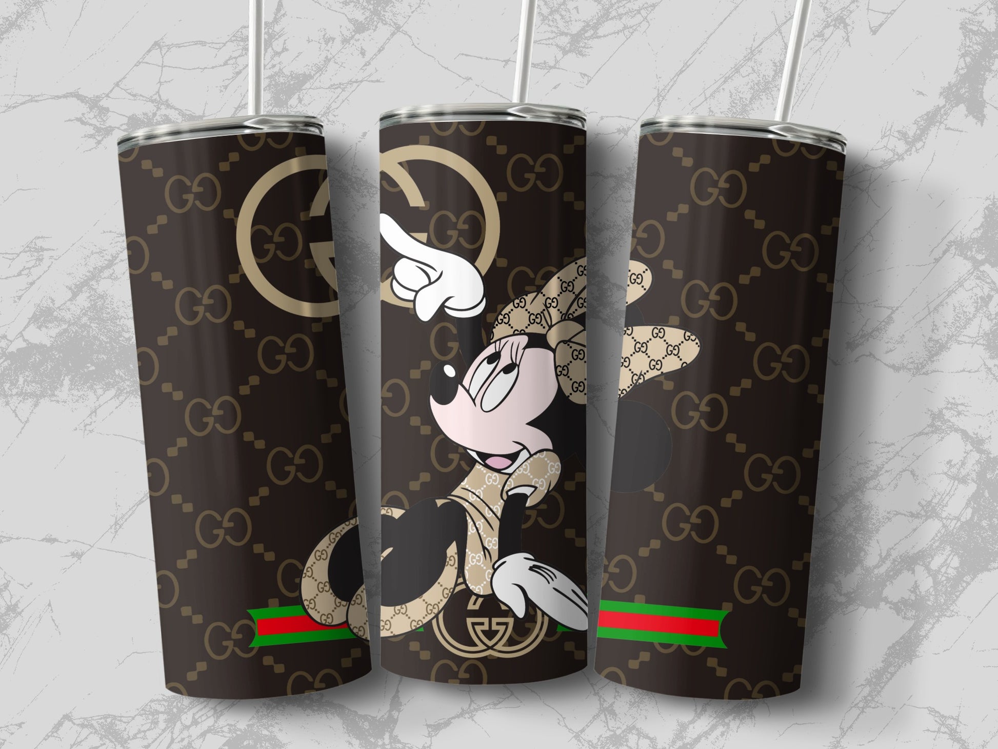 Designer Inspired Fun Print Custom Tumbler Product