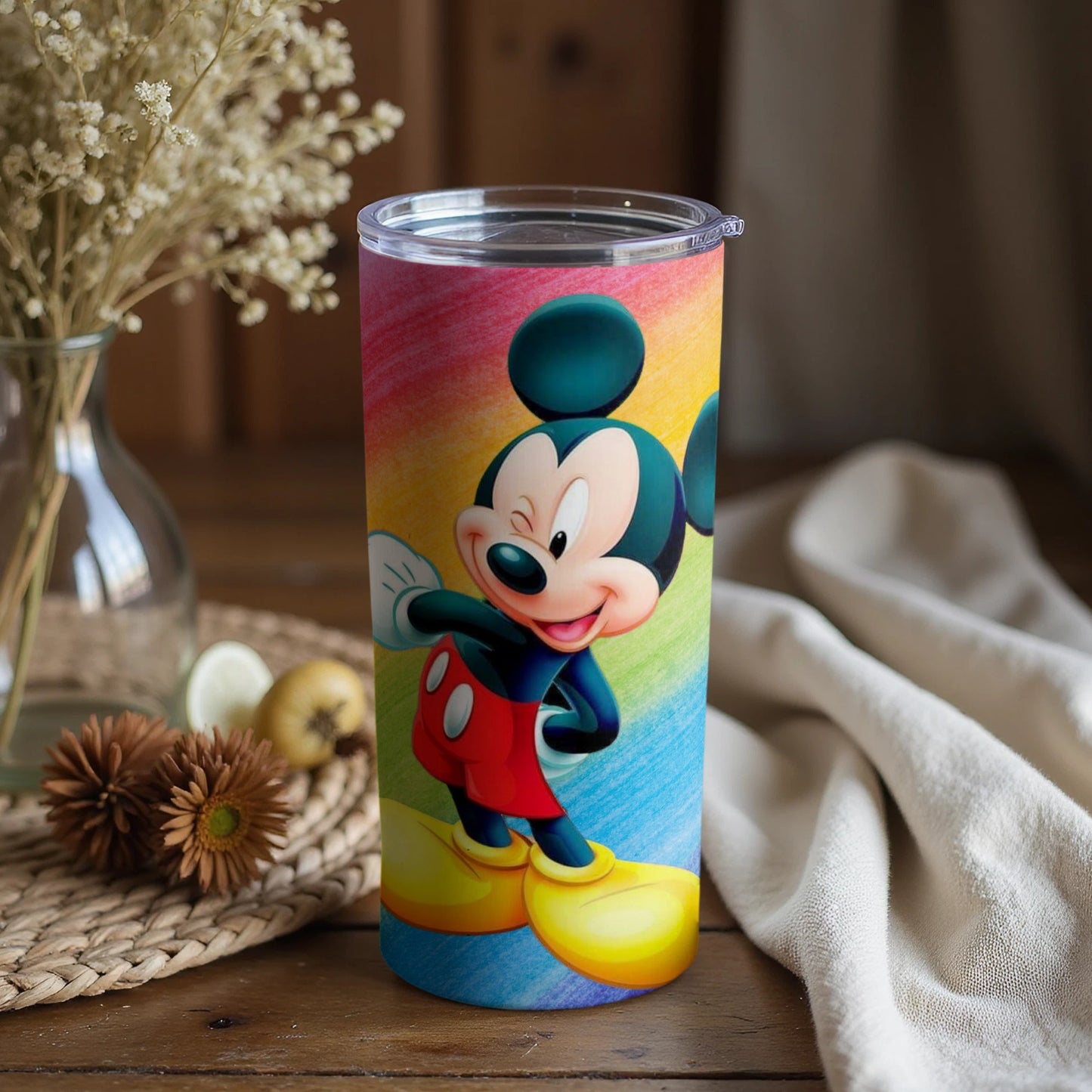 Colorful Tumbler Featuring Beloved Cartoon Character