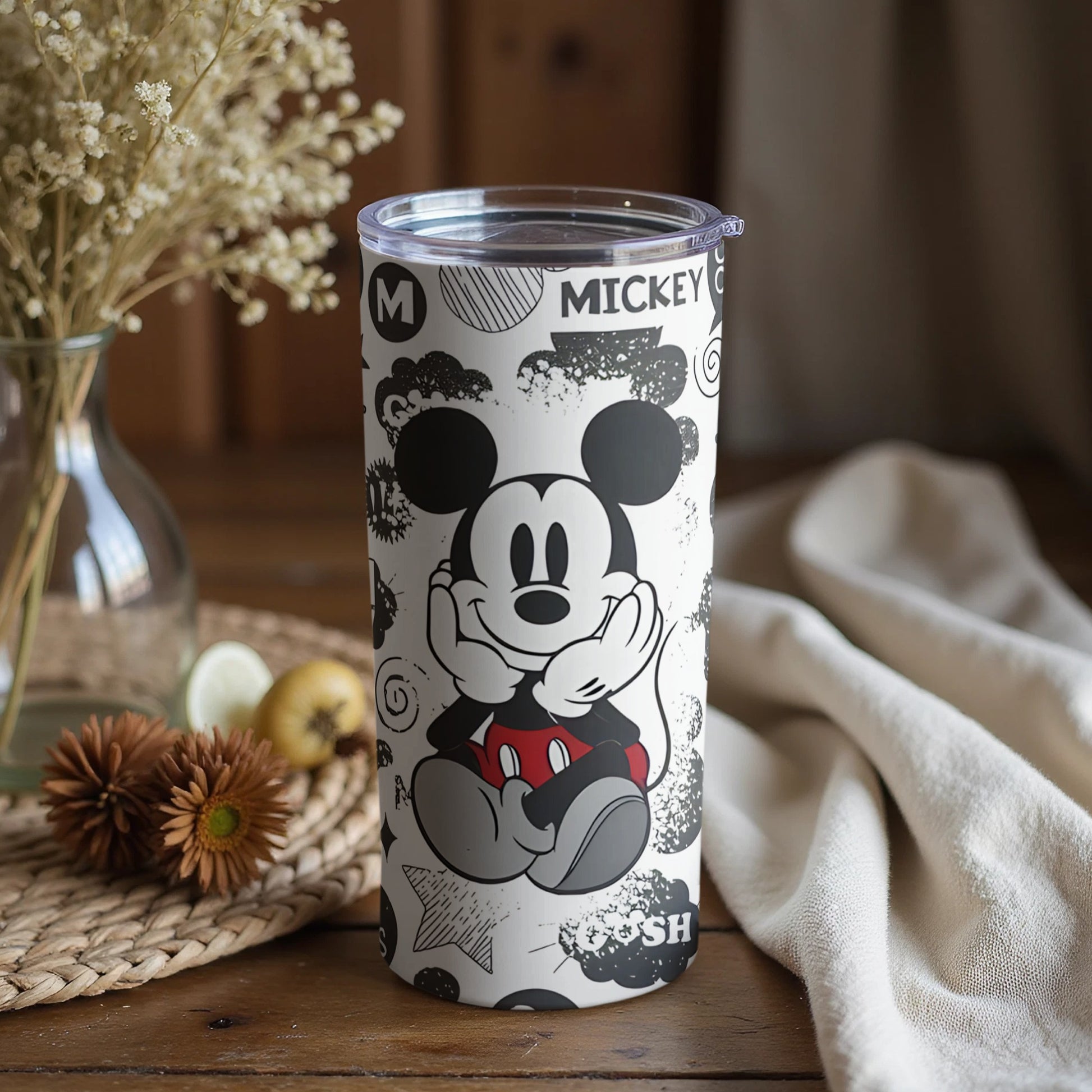 Mickey Mouse Design Insulated Travel Tumbler