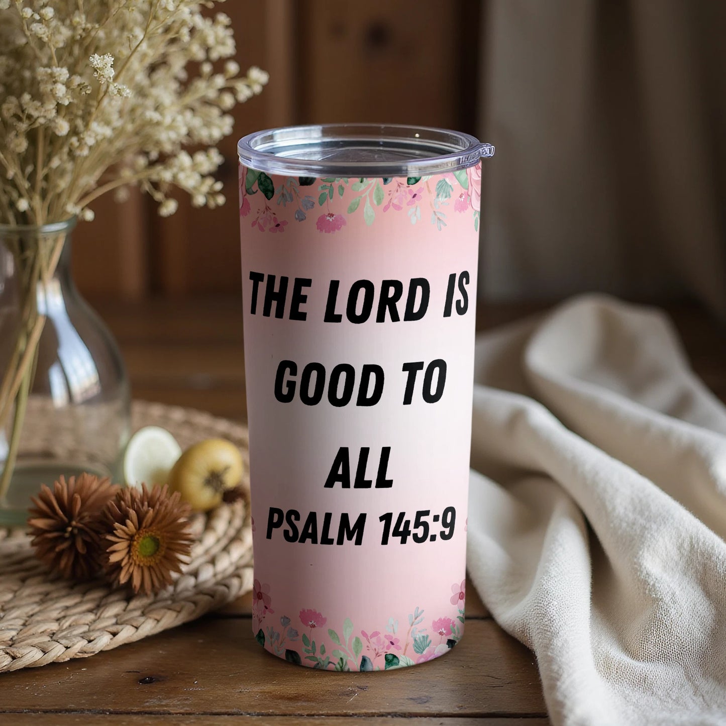 Inspirational Psalm 145 9 Motivational Travel Mug