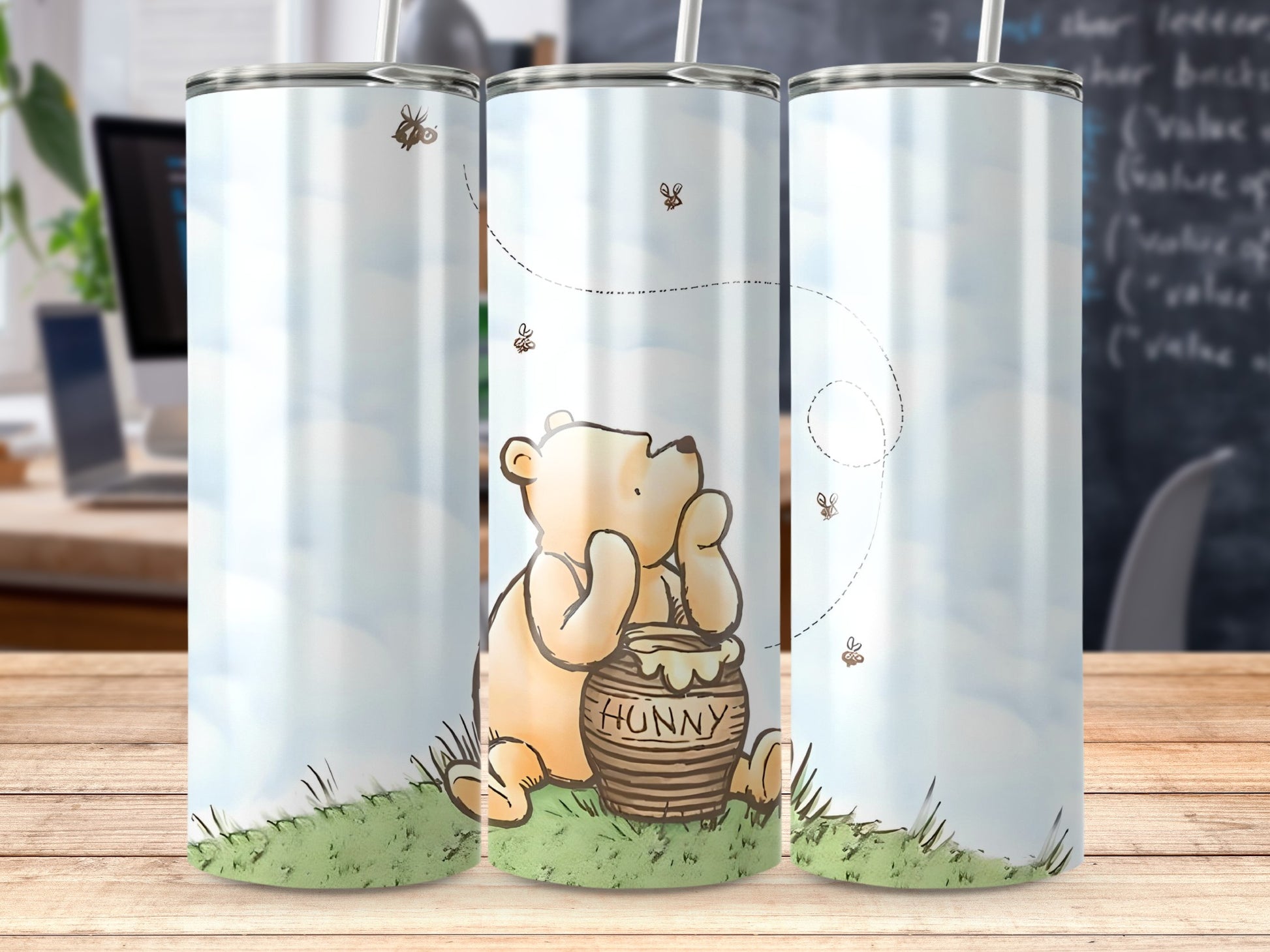 Winnie the Pooh Hunny Bear Tumbler with Cute Design