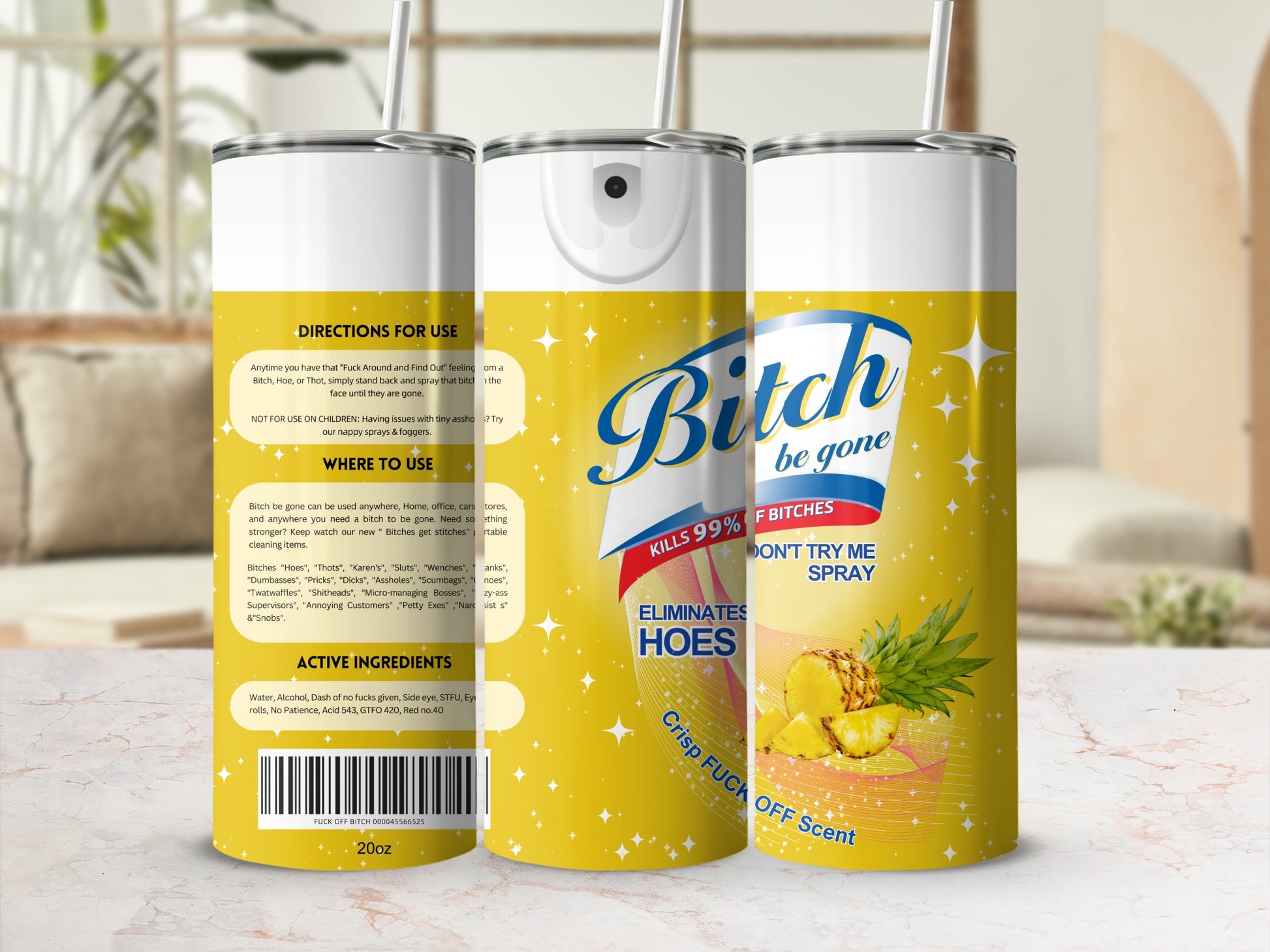 Bitch Be Gone Spray Kills 99% of Bitches Eliminate Hoes