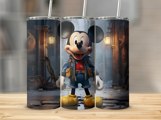 Adorable Character Design Stainless Steel Tumbler