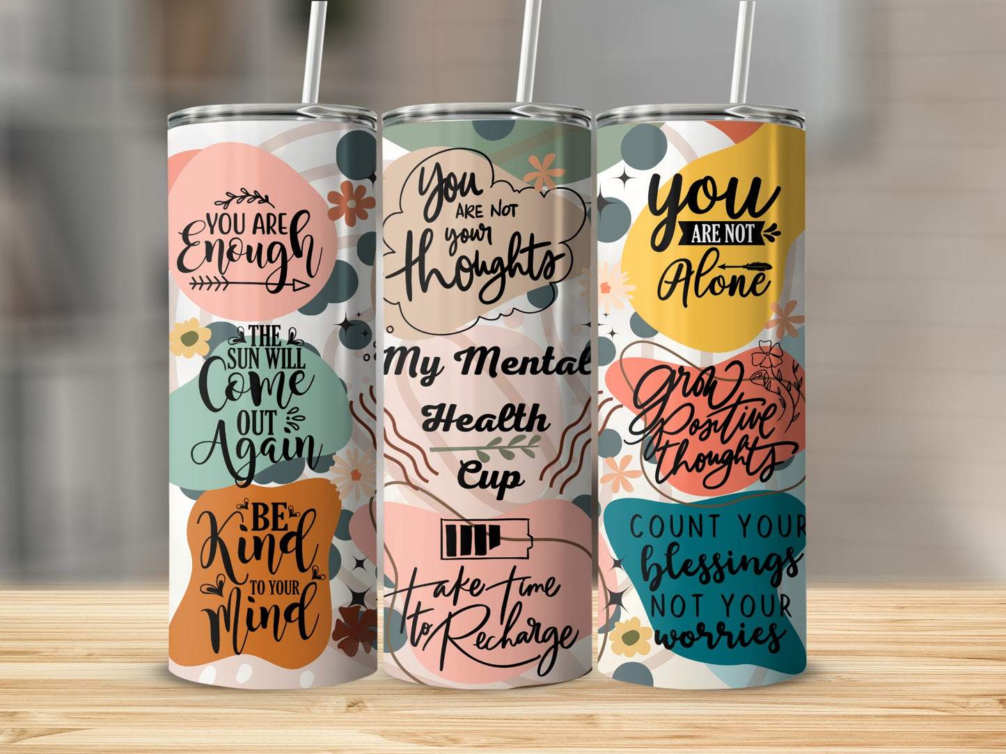 Inspirational Quote Tumblers for Positive Mindset