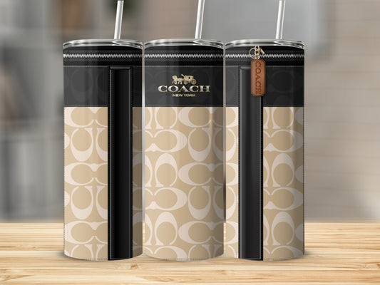 Stylish Coach New York Design Insulated Travel Tumbler