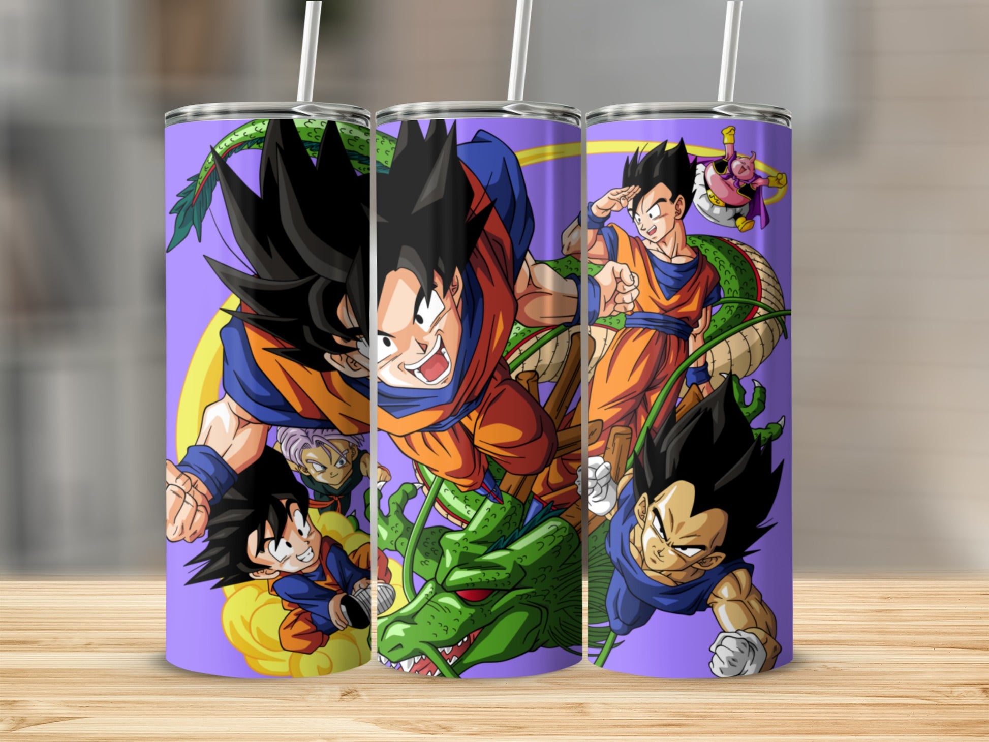 Dragon Ball Characters Colorful Tumbler Cup