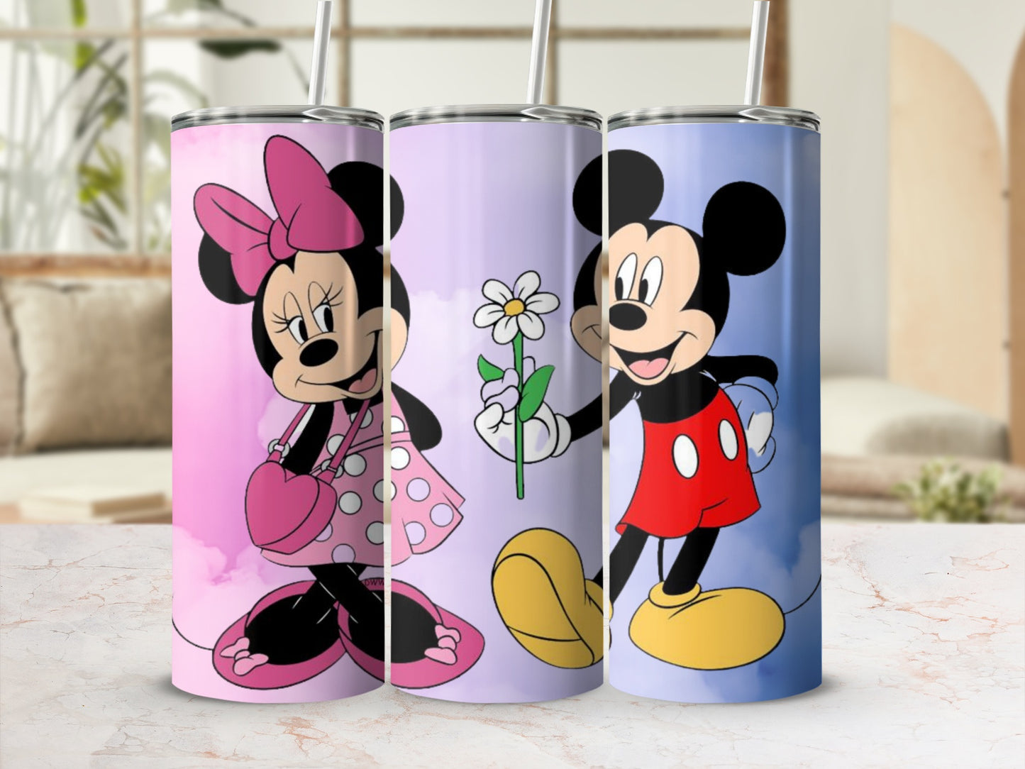 Colorful Disney Mickey and Minnie tumblers product
