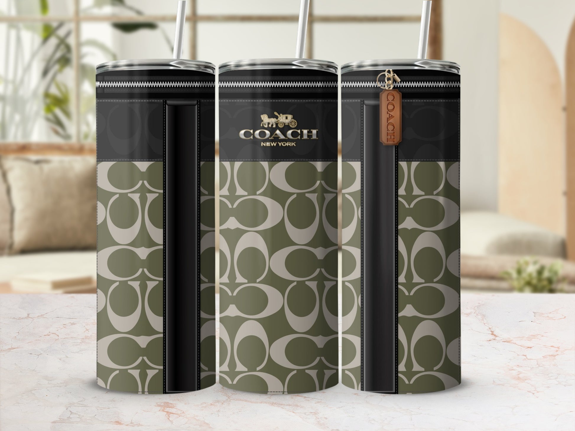 Coach New York Branded Fashionable Tumbler Design