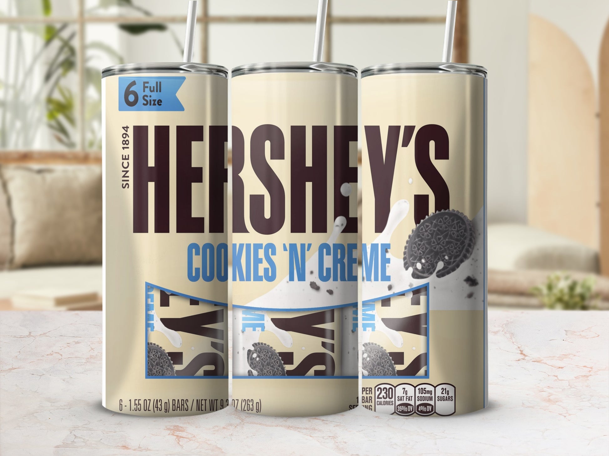 HERSHEY'S COOKIES 'N' CREME 6 Full Size Tumbler product type