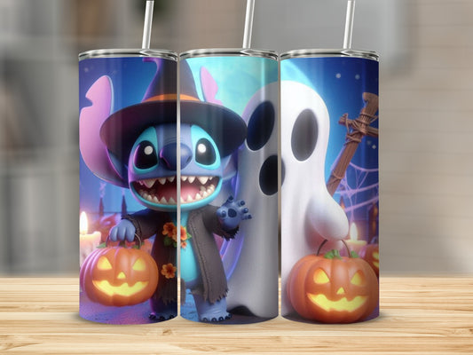 Halloween Themed Character Design Tumbler Cup
