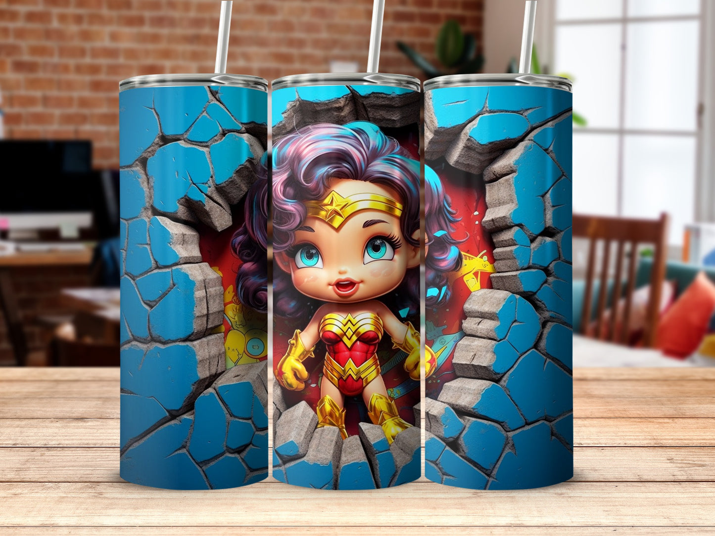 Adorable Superhero Tumbler for Everyday Use