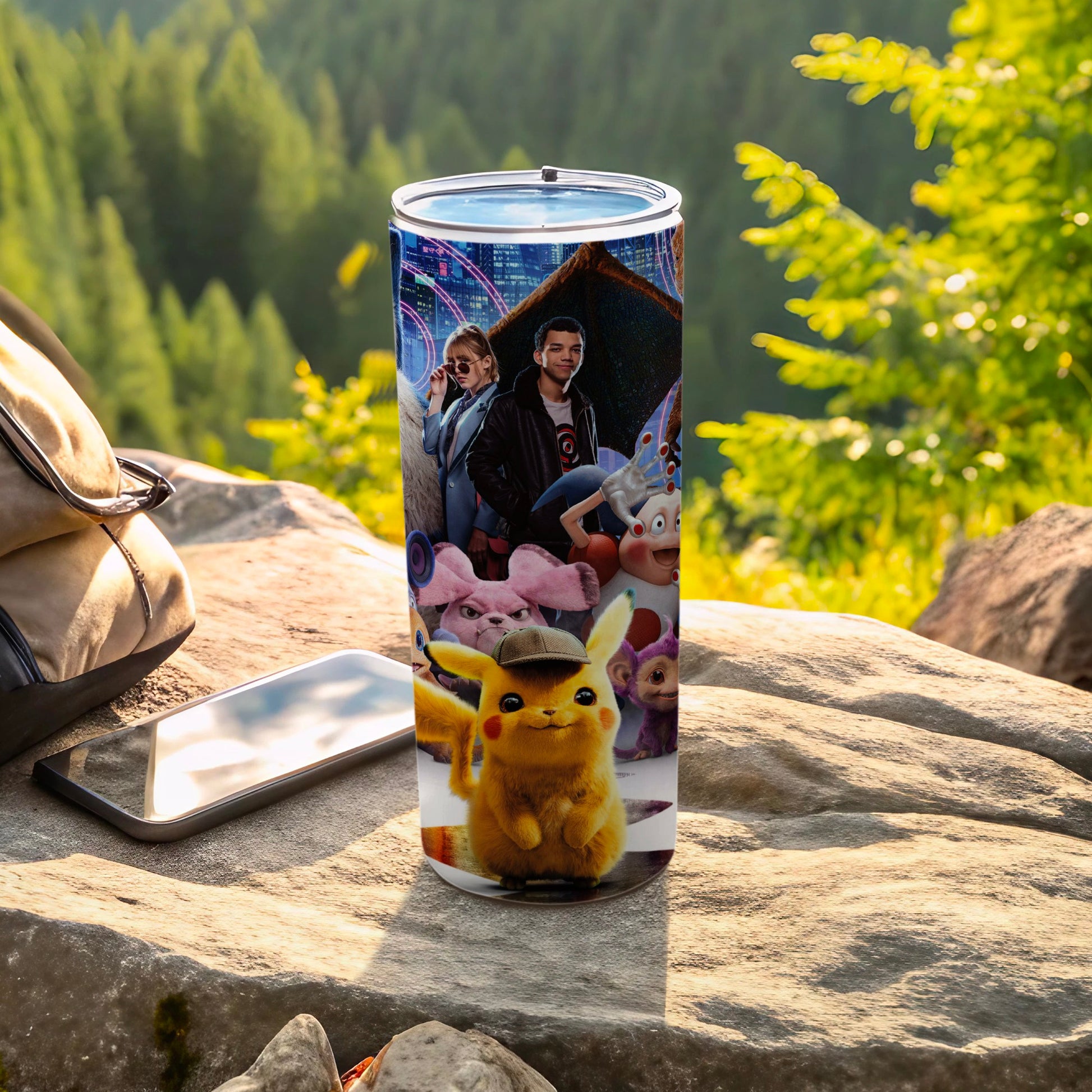 Detective Pikachu Adventure Stainless Steel Tumbler