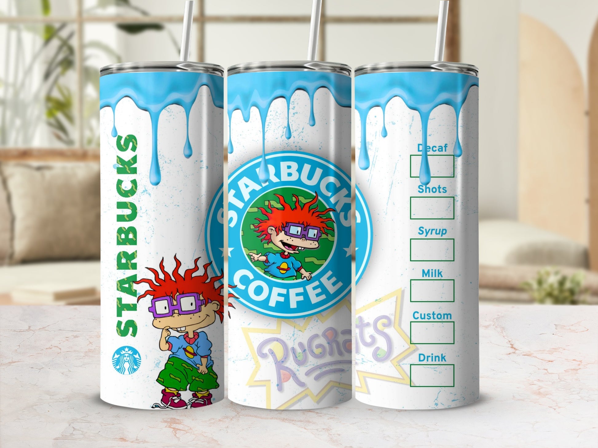 Rugrats Inspired Starbucks Customizable Tumbler