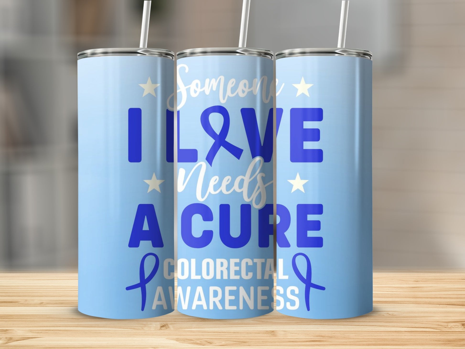 Someone I Love Needs A Cure Colorectal Awareness Tumbler