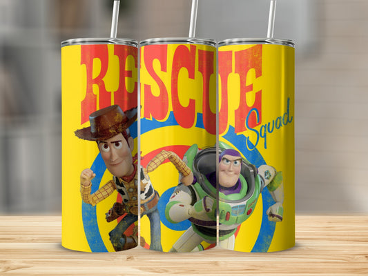 Rescue Squad characters themed tumbler product