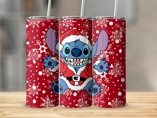 Festive Santa Character Design Insulated Tumbler  Product