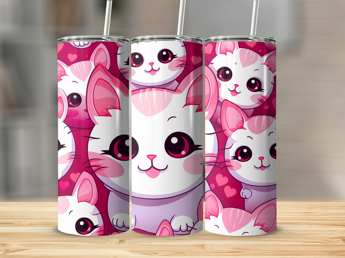 Adorable Pink Cat Kitten Hearts Pattern Tumbler product type
Cat
Kitten
Pink
White
Hearts
Cute
Kawaii
Cartoon Cat
Animal Print
Pet Lover
Tumbler
Drinkware
Gift Idea
Aesthetic Design
Adorable Kitty
Sweet Feline
Custom Tumbler
Unique Pattern
Cute Animal
Beverage Container