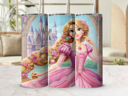 Princess Castle Fantasy Stainless Steel Tumbler