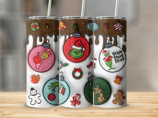 Christmas Themed Tumblers with Fun Festive Designs