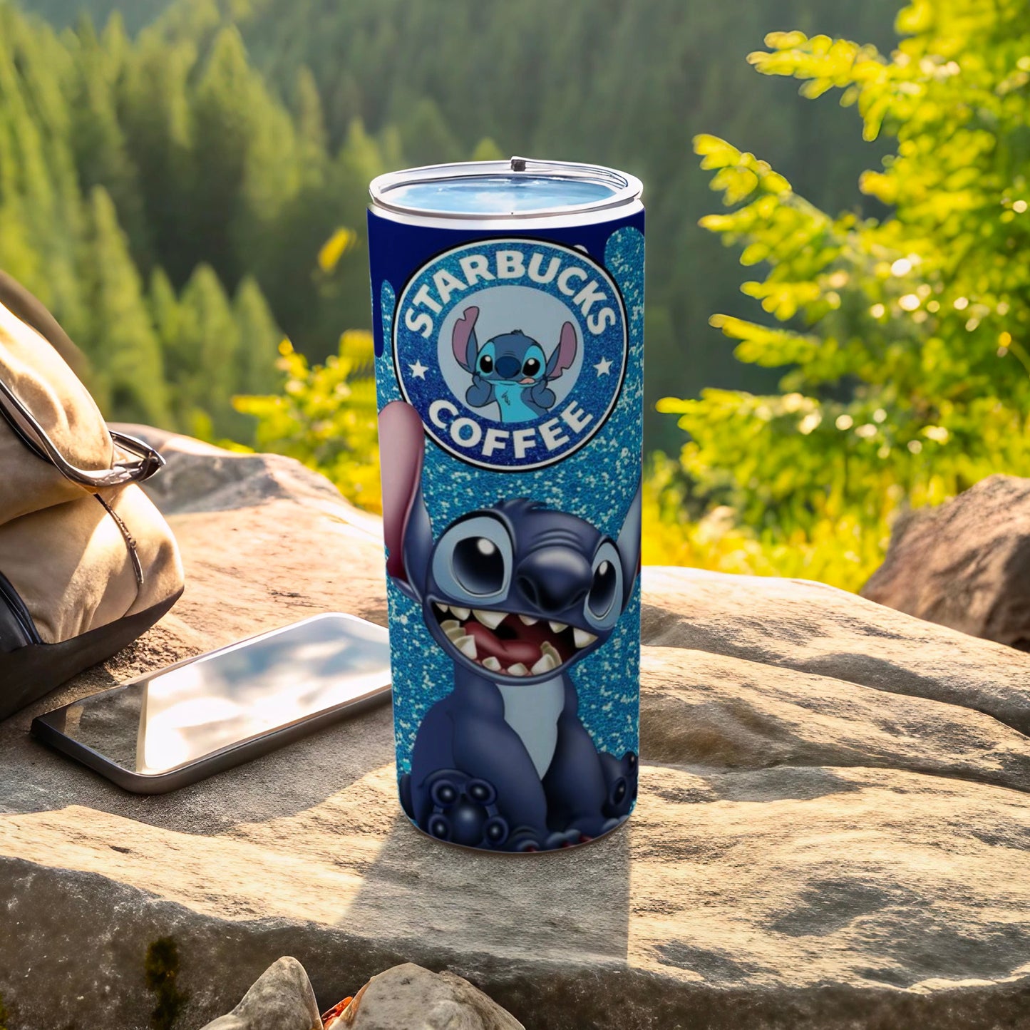 Starbucks Coffee Stitch Design Travel Mug Tumbler