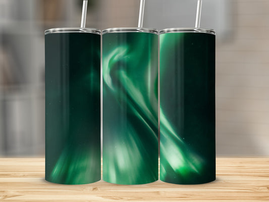 Stunning Northern Lights Insulated Tumbler For Travel