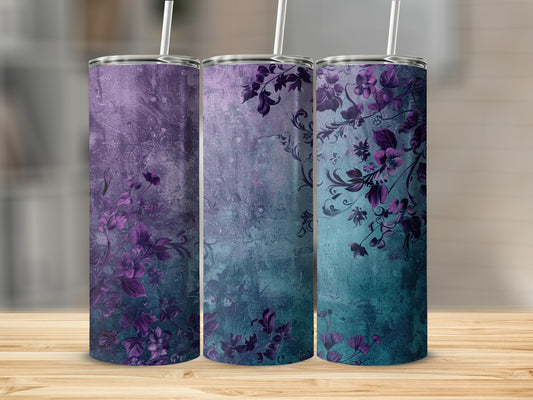 Floral and Elegant Design Insulated Tumbler Product