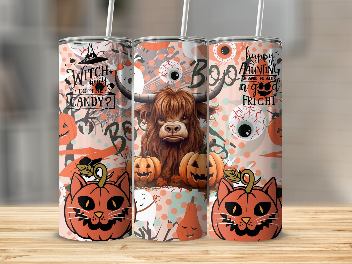 Halloween Witch to the Candy Boo Happy Haunting Tumbler