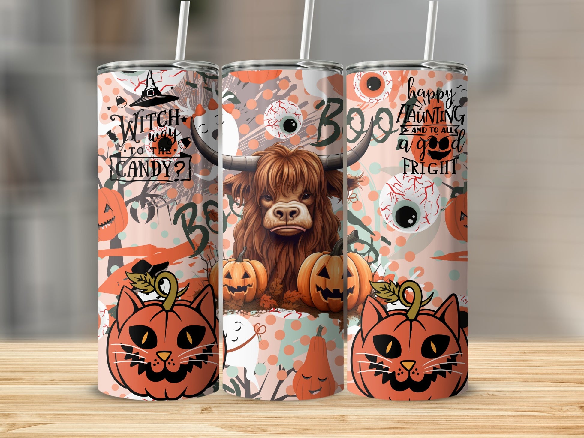 Halloween Witch to the Candy Boo Happy Haunting Tumbler