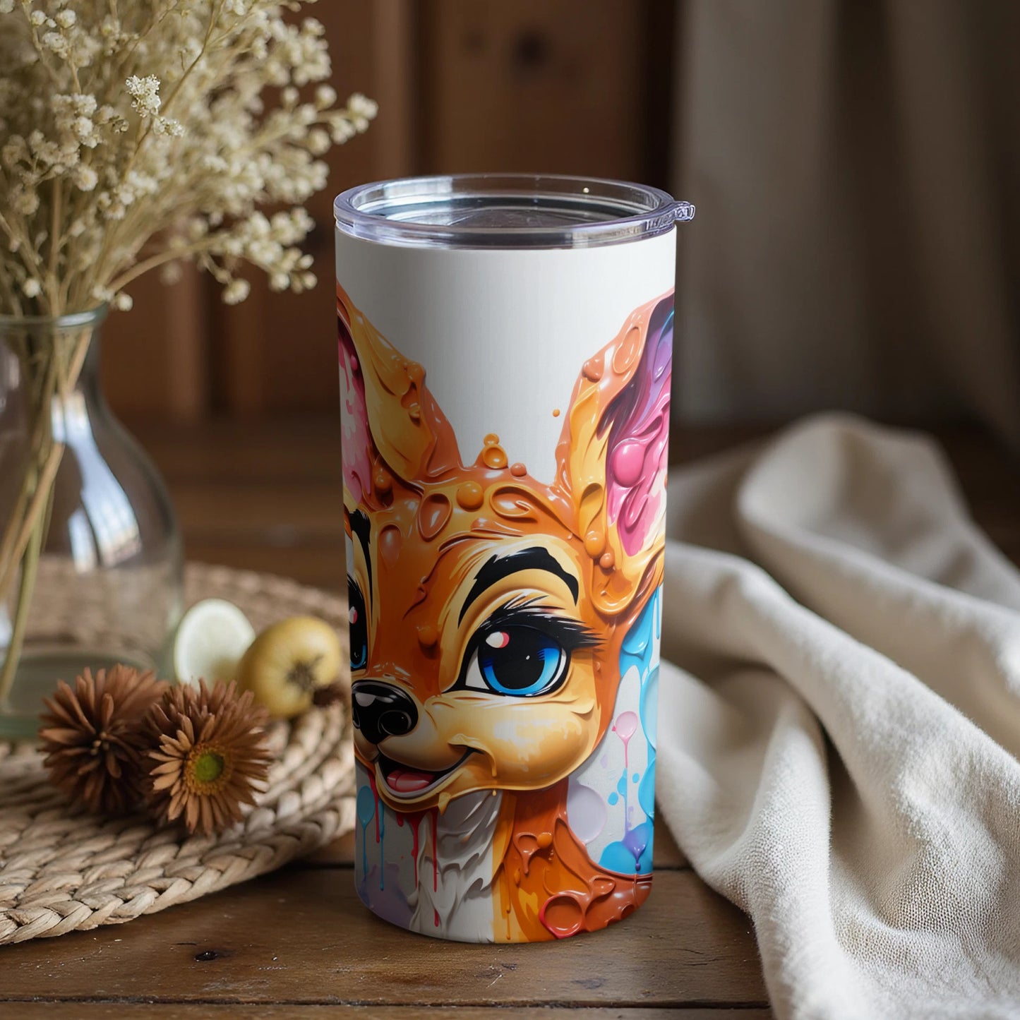 Adorable Forest Creature Inspired Tumbler