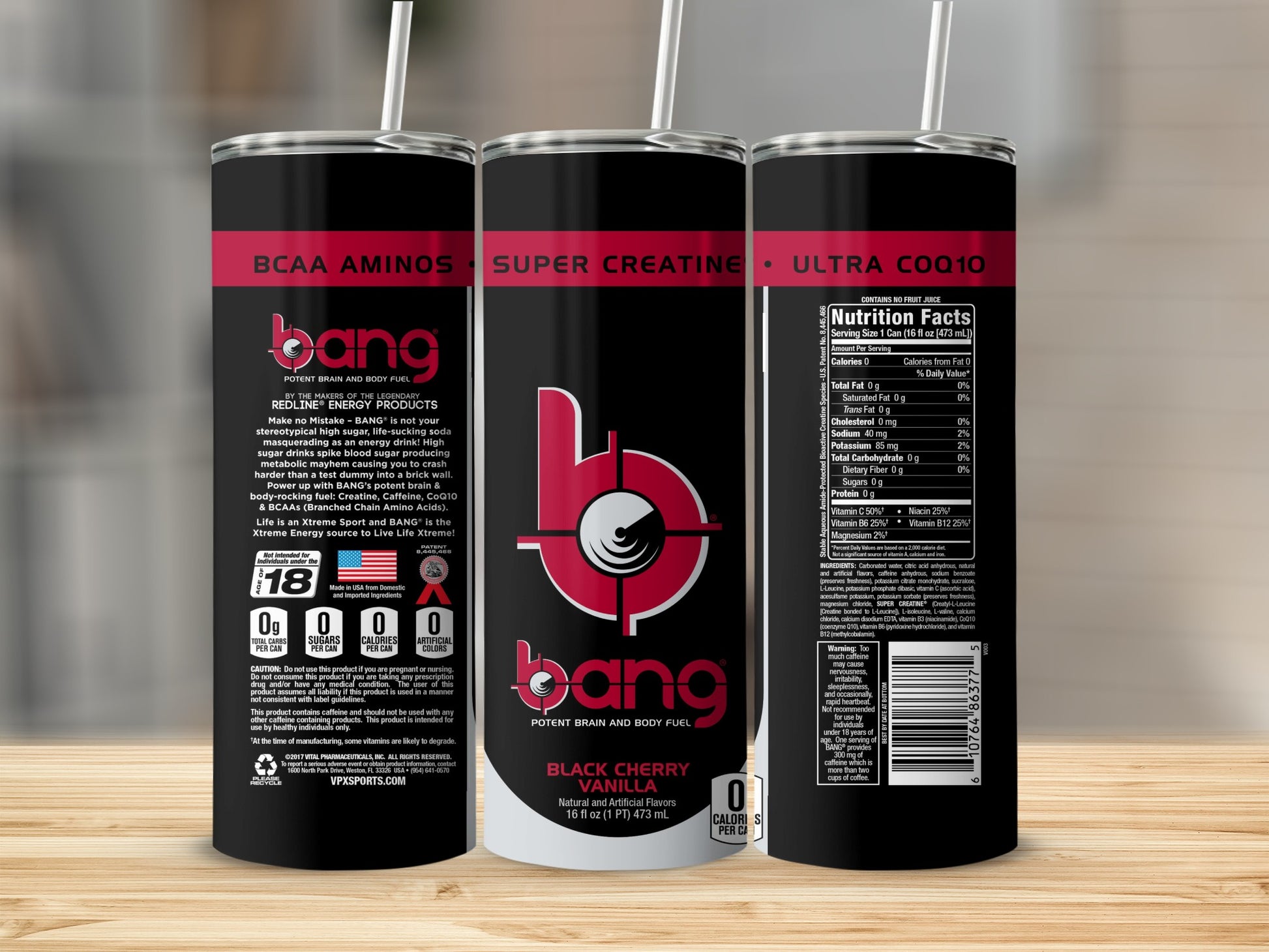 Bang Black Cherry Vanilla Energy Drink product type