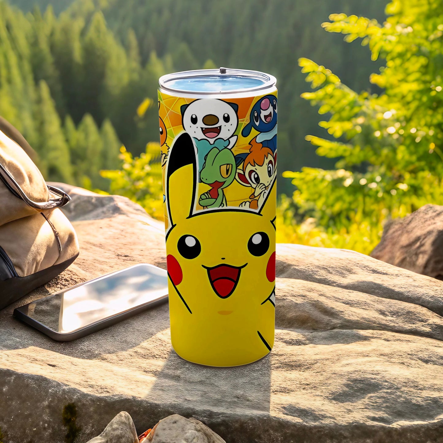 Colorful Pikachu and Friends Tumbler Kids Favorite
