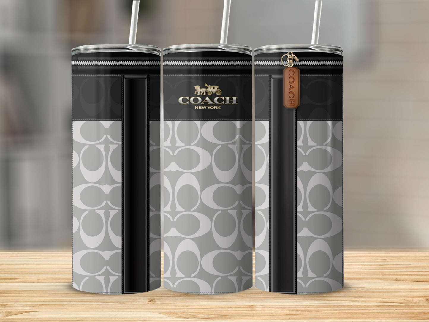 Trendy Monogram Coach New York Insulated Tumbler Cup