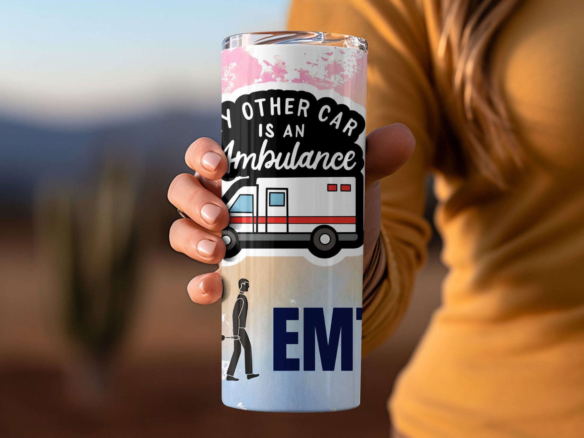 My Other Car Is An Ambulance EMT tumbler