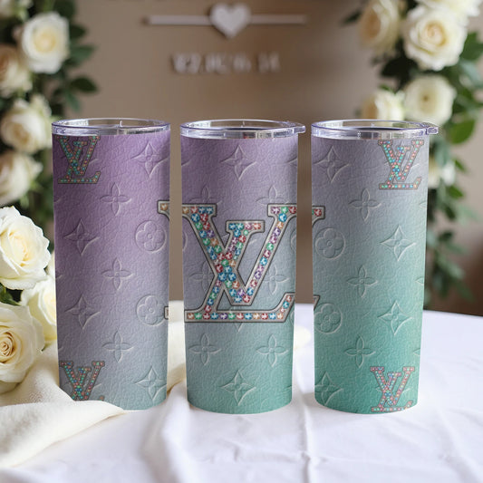 Gradient Color Luxury Designer Tumblers Set For Sale