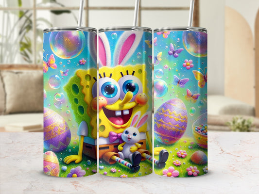 Spongebob Easter Bunny Bubbles Butterflies Eggs Flowers product type