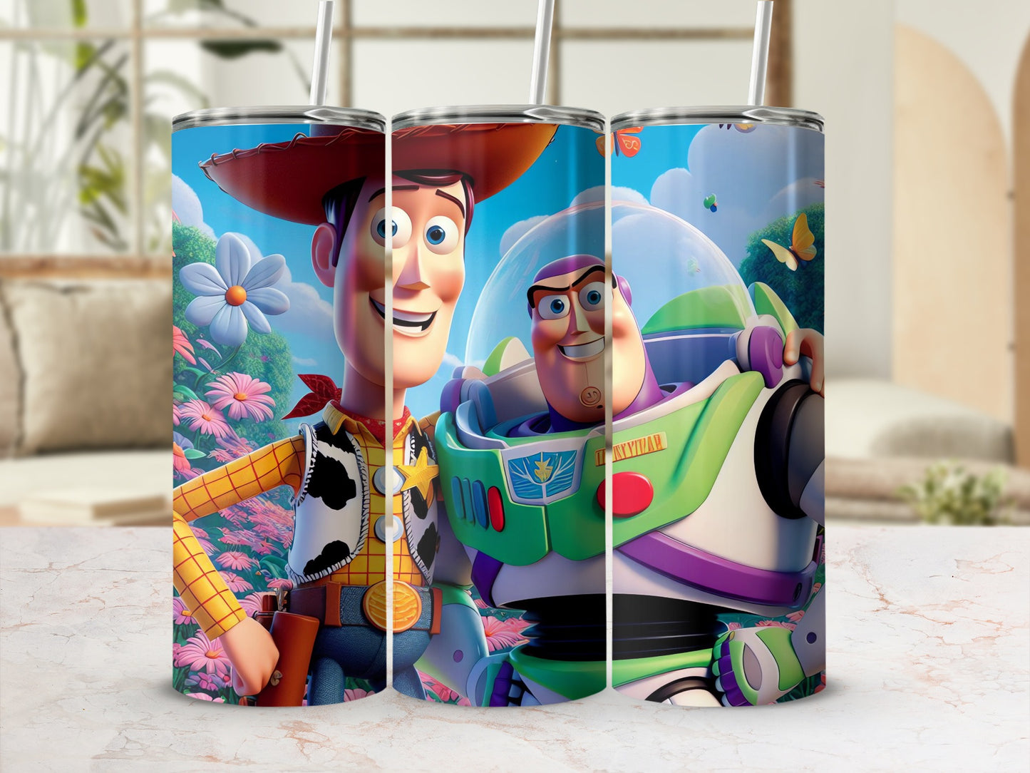 Woody and Buzz Lightyear Stainless Steel Tumbler Product